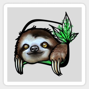 Cute Sloth Animal Art Magnet